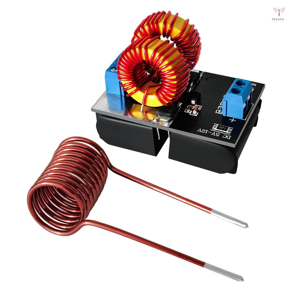 Dc5-12.0v輸入電壓zvs感應加熱板120w大功率反激式加熱驅動器diy炊具和點火線圈