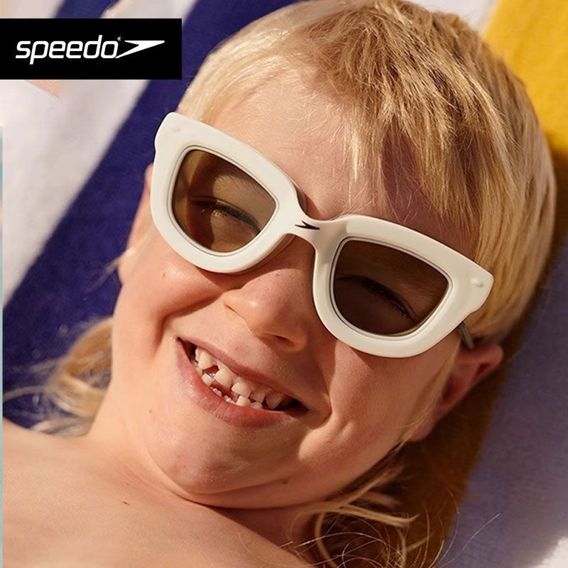 兒童品牌泳鏡新款Speedo泳鏡兒童習泳系列防水防霧抗氯專業顏色可選青少年競速泳鏡