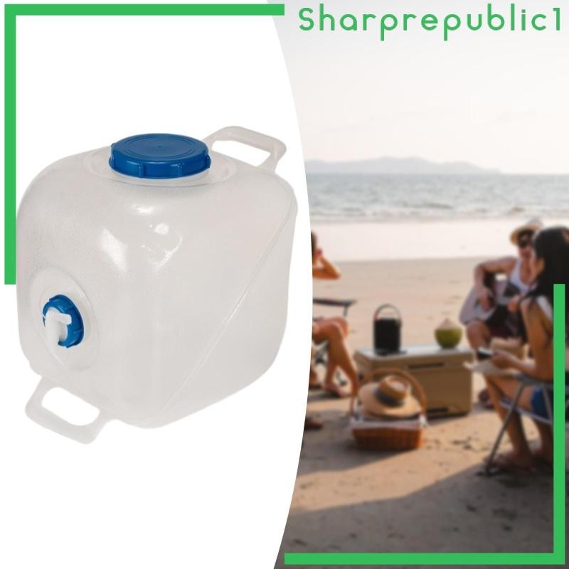 [Sharprepublic1] 20l 儲水罐儲水罐帶水龍頭水罐折疊水袋背包洗碗遠足戶外