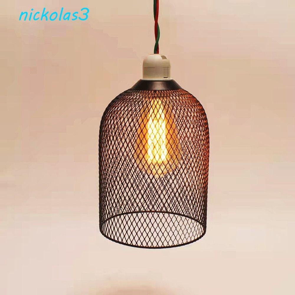 NICKOLAS吊燈燈罩,黑色經典幾何燈罩燈罩,易於安裝復古鐵精緻Home酒店