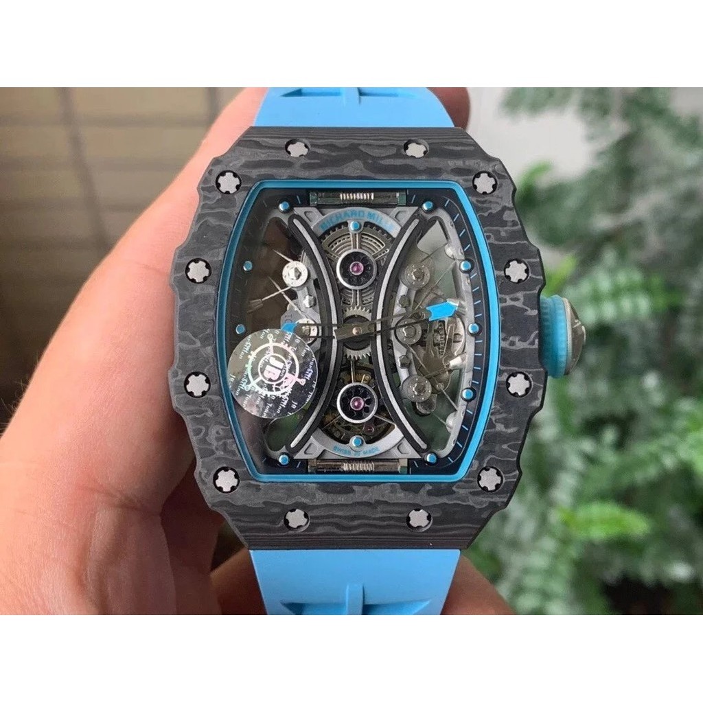 原廠機芯 JB理查德RM53-01陀飛輪腕錶，全身碳釺維+真陀飛輪心臟，高級男士手錶.手錶男JB出品 理查德RM53-0