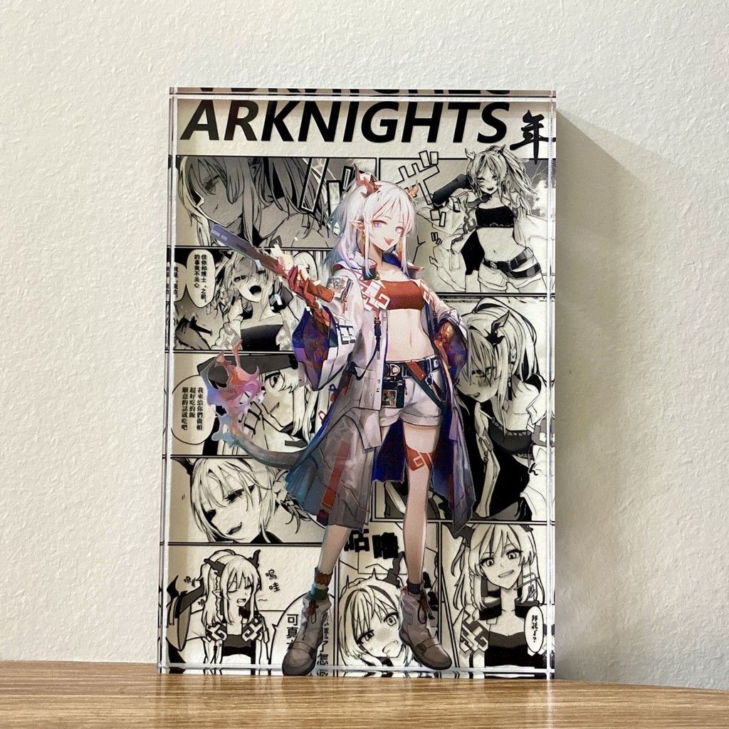 【潮玩精品摆件】明日方舟亞剋力明日方舟生日磚明日方舟幹員擺件明日方舟週邊