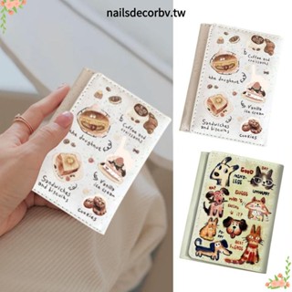 NAILSDECOR女士錢包,三折PU皮革零錢包,卡通片大容量防水的信用卡夾適合女孩學生的禮物