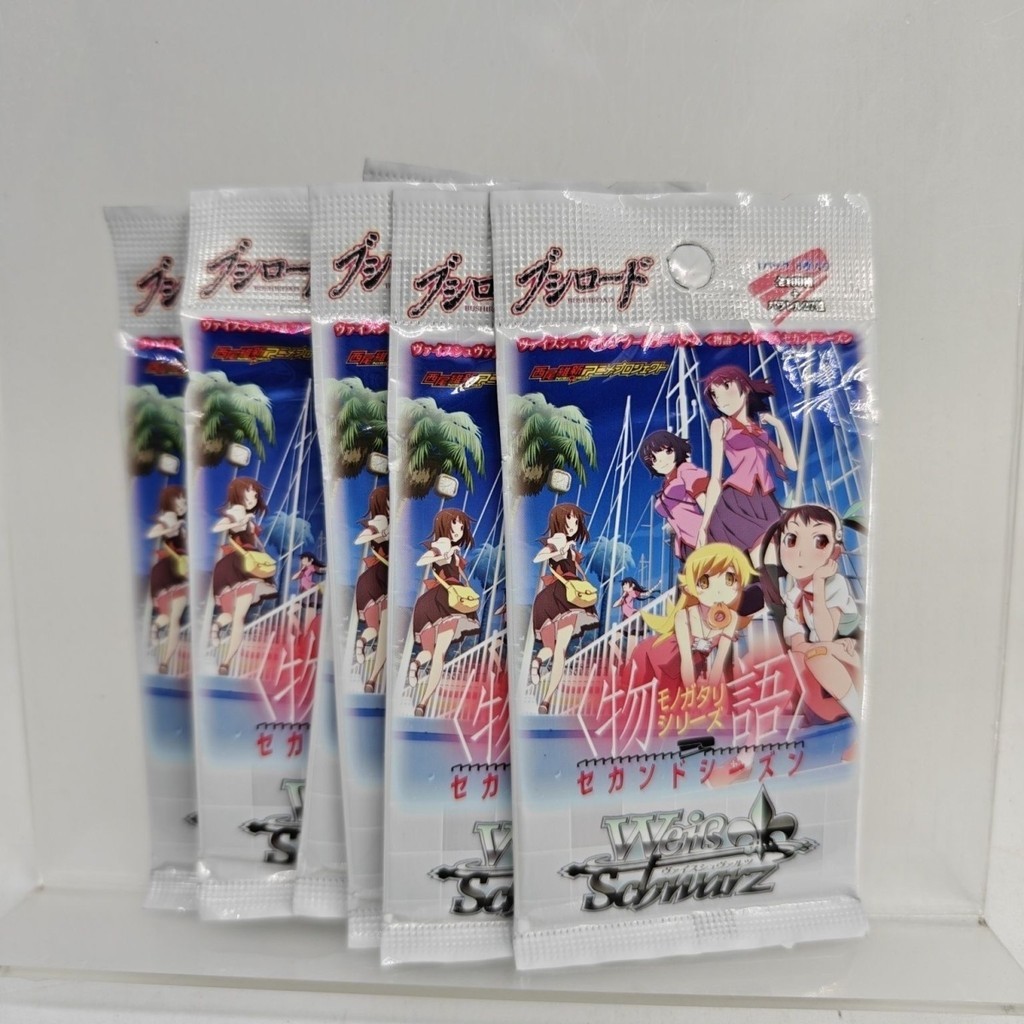 免運日版 物語 忍野忍 羽川翼 卡片卡牌收藏卡WS黑白雙翼卡 動漫週邊小胡桃小店