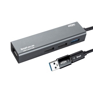 【INTOPIC 廣鼎】USB3.1 / RJ45 鋁合金集線器 [HBC-580]