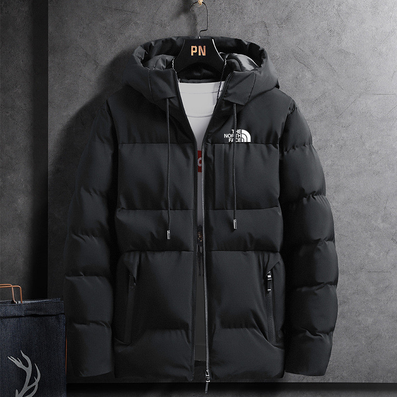 北面 The North Face 滑雪夾克男士防寒保暖純色連帽冬季防風