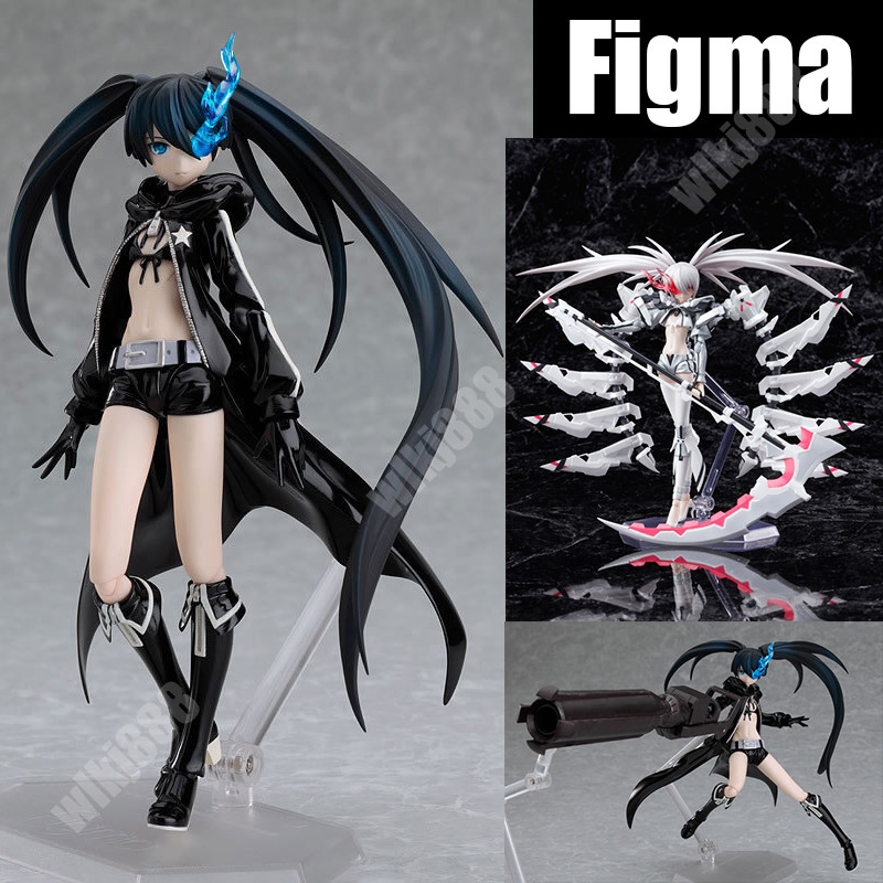 Figma BLACK ROCK SHOOTER 可動人偶白岩 Figma SP012 SP033 變臉動漫關節炎可動人