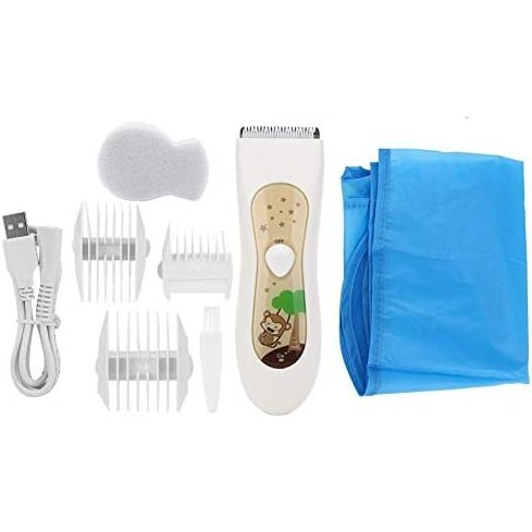 8合1專業嬰兒電動理髮器,兒童靜音理髮器,嬰兒,防水理髮器包。