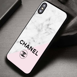 香奈兒 Chanel* 黑色印花硬殼手機殼保護套適用於 IPhone 15 IPhone 15 Pro IPhone 1