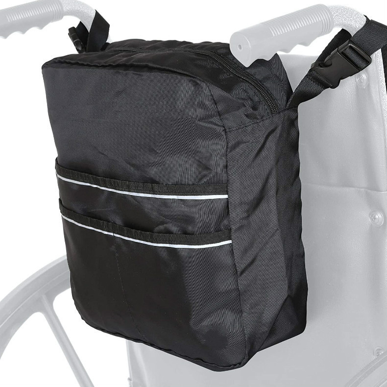 97BU 跨境 戶外電動輪椅靠背收納袋 雜物儲物袋 旅行用品踏板車掛袋