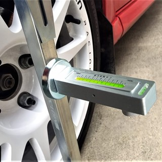 1 件可調節量規工具外傾角腳輪支柱車輪定位工具,用於卡車汽車 RV 輪胎維修,新頂部強吸收,巧妙的設計,實用