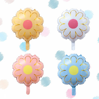 新款清新雛菊花朵氣球 生日派對裝飾佈置太陽花氣球聚會拍照道具