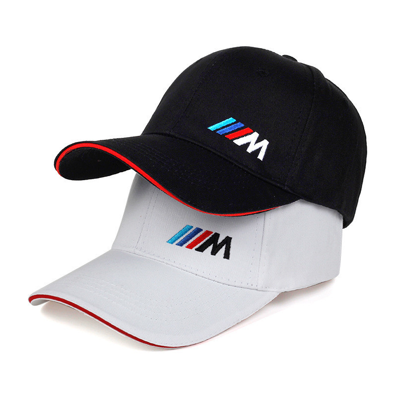 賽車遮陽帽 BMW帽子 原廠紀念帽子 刺繡汽車標誌棒球帽 BMW賽車帽 M機車F1鴨舌帽 戶外遮陽帽