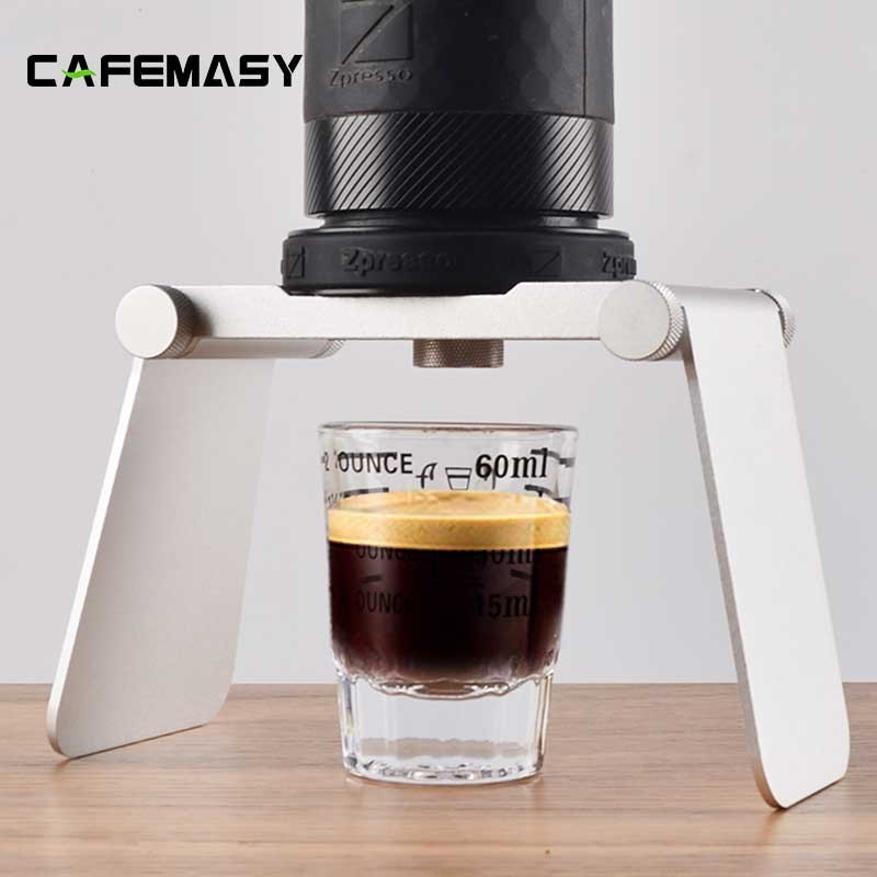【咖啡配件】星粒三手衝支架1Zpresso便攜式手壓配件迷你鋁合金摺疊咖啡機架