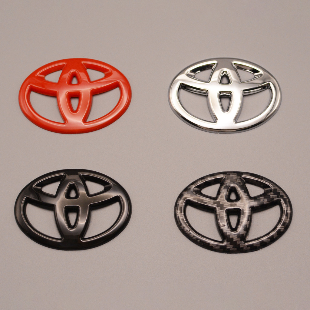 豐田Toyota方向盤徽章貼紙 雅力士camry COROLLA威馳logo Rav4