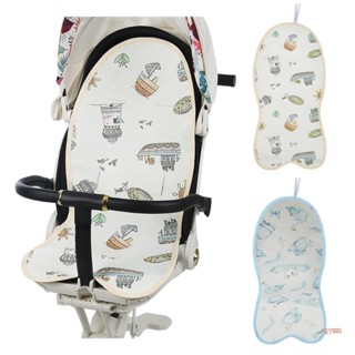 Gymn 嬰兒推車靠墊幼兒嬰兒推車座椅襯墊帶卡通圖案的冰涼墊嬰兒車靠墊