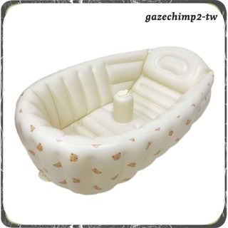 [GazechimpafTW] 充氣嬰兒浴缸可愛防滑嬰兒游泳池戶外花園後院