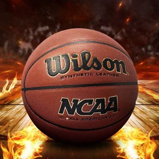 室外場超好打 Wilson 正品 波浪紋 柔軟吸濕高彈性 Ballup專用7號籃球 ncaa 籃球 耐磨籃球【R68】