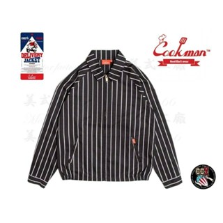 《美式工廠》美國 COOKMAN /Delivery Jacket「Stripe」Black
