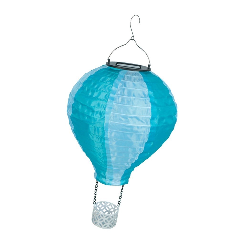 [238531743Sstw] 熱氣球太陽能燈閃爍太陽能燈戶外燈防水草坪花園戶外裝飾