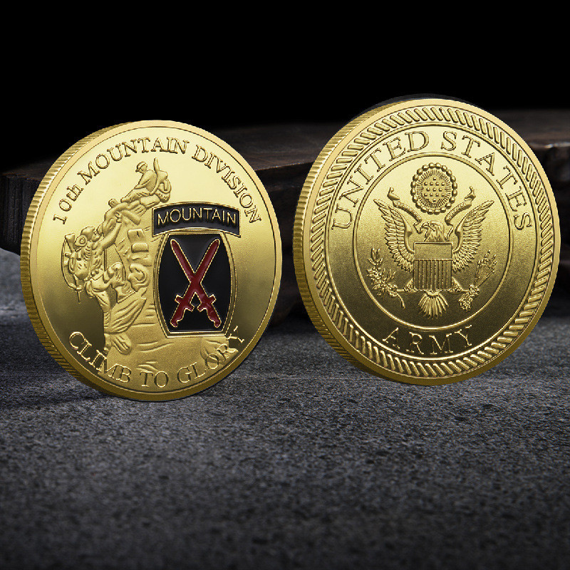 美國登山步兵紀念幣 硬幣 紀念章