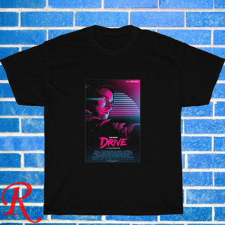 Drive Cool 80S 電影標誌 Blackgreynavywhite T 恤