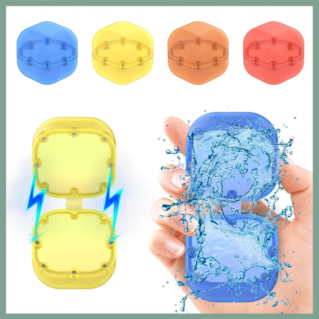 【Wx】打水球自填ic自動密封可重複使用搞笑矽膠游泳池打水活動水氣球戶外玩具