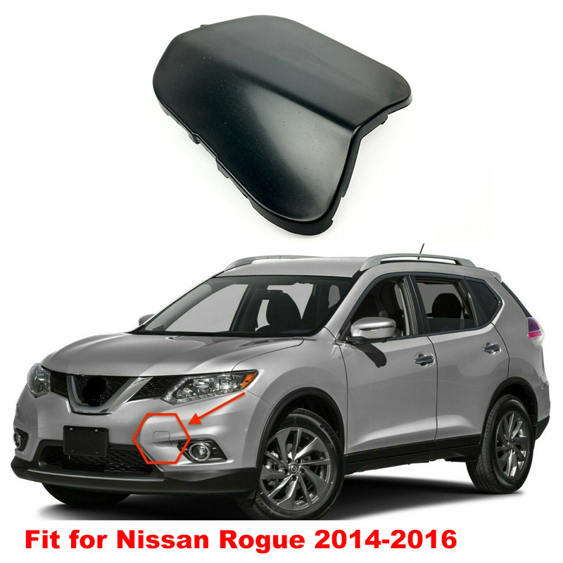 !現貨! 622a0-4ba0a 適用於 Nissan Rogue 2014-2016 前拖鉤蓋帽黑色