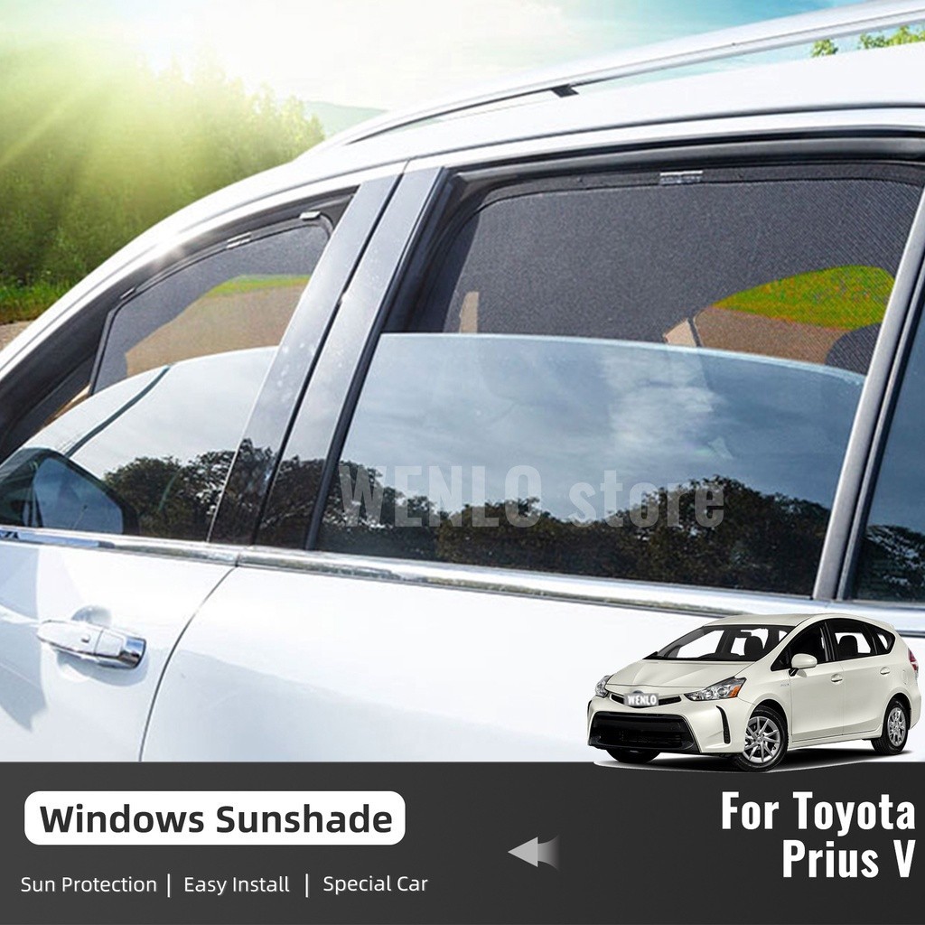 順順車品-豐田 適用於 Toyota Prius V Alpha 2011-2021 Prius+ 汽車遮陽板配件車窗擋
