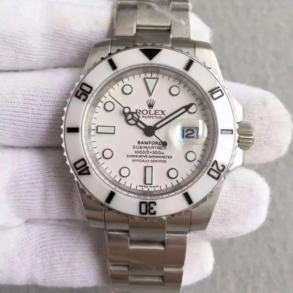 勞力士水鬼系列女士 40 毫米 X14 毫米機芯 2836 自動機械女士時尚手錶 316l 不銹鋼手錶