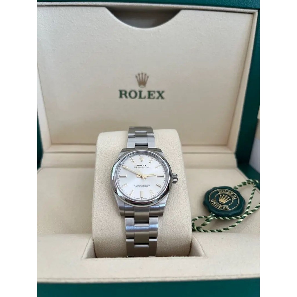 ROLEX 勞力士 手錶 Perpetual OYSTER 銀色 mercari 日本直送 二手