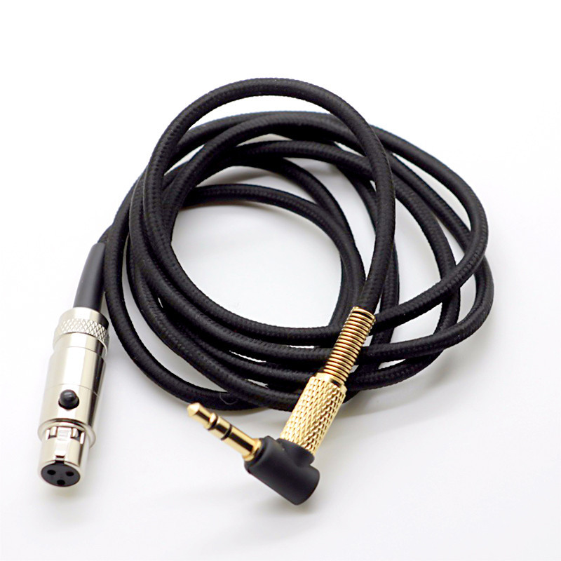 適用拜雅DT1990 Pro DT1770 Pro耳機線配件轉3.5mm音頻編織線卡儂