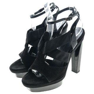 Balenciaga 巴黎世家 涼鞋黑色 23.5cm 日本直送 二手