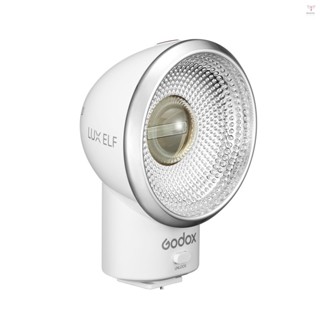 Godox LUX ELF 復古相機閃光燈通用便攜式相機閃光燈相機閃光燈 5 電源步內置電池帶 Type-C 充電線兼容