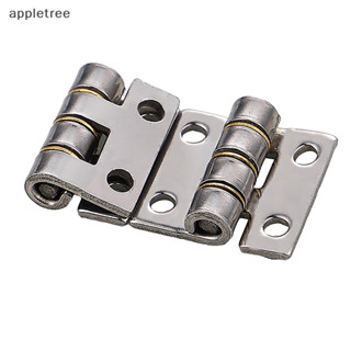 Appl 加厚 304 不銹鋼微型鬆散小鉸鏈高品質耐用扁平靜音鉸鏈適用於鋁門浴室門 TW