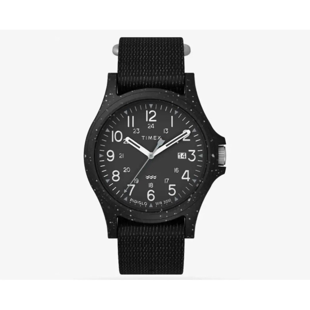 近全新 TIMEX 手錶 INDIGLO 黑 日本直送 二手