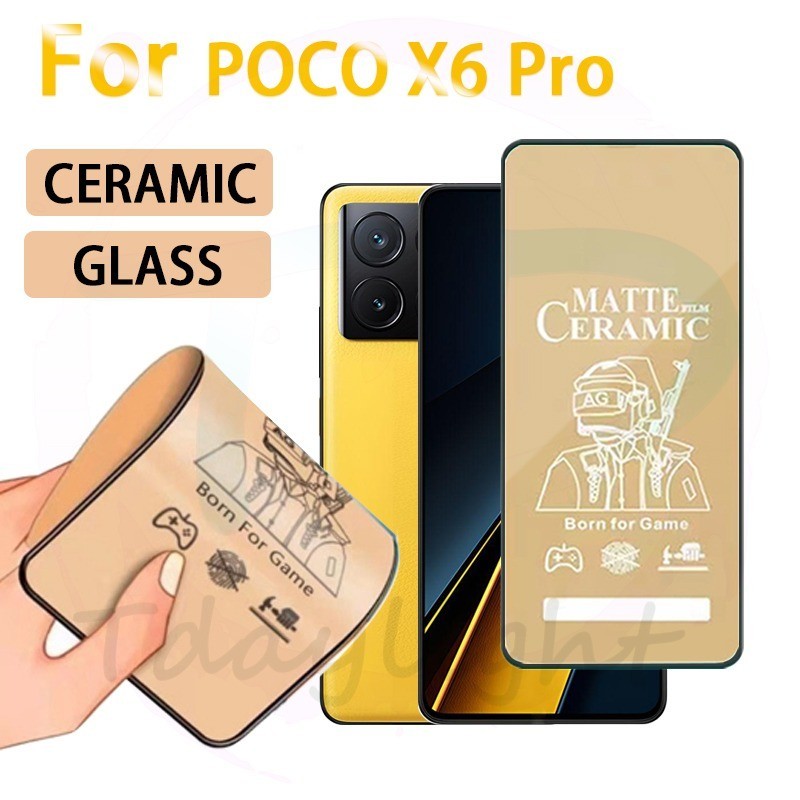 Poco X6 X3 X3 Pro X3 NFC M6 Pro X6 Neo 磨砂全面屏保護膜 POCO X6 Pro