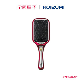 日本KOIZUMI負離子音波磁氣美髮梳-紅 KBE-2400/TP 【全國電子】