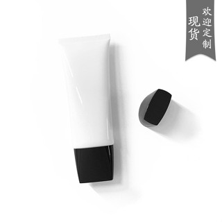 十個起賣 【現貨】白色100g扁管PE塑膠化妝品軟管100ml洗面乳身體乳包裝