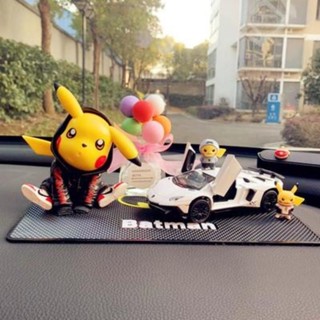 皮卡丘汽車擺件 卡通公仔 創意可愛車內飾品擺件車用香水中控臺裝飾