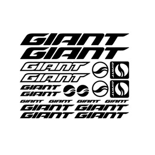 一套giant自行車車架貼花貼紙自行車騎行貼紙