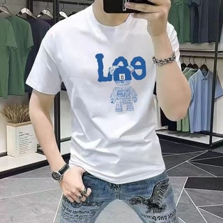 SHP潮牌短袖重磅純棉印花男士短袖T恤夏季新款韓版修身潮牌時尚t恤 潮T