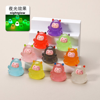 10 件/套卡通娃娃微型 Diy 樹脂裝飾品童話花園裝飾苔蘚玻璃容器微景觀
