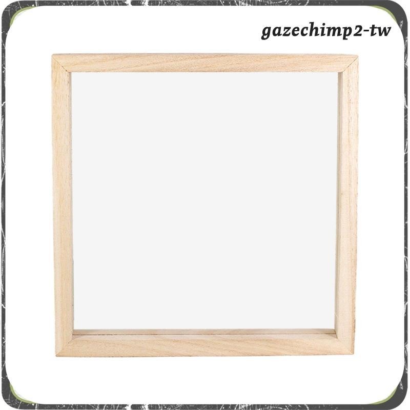 [GazechimpafTW] 影盒相框相框收納盒圖片展示架幹用