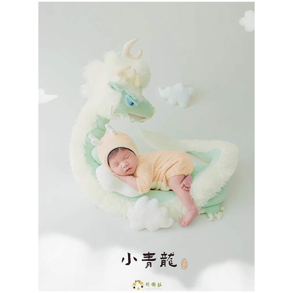 新生的兒攝影服裝嬰兒拍照道具寶寶滿月照拍攝服飾影樓中國風主題