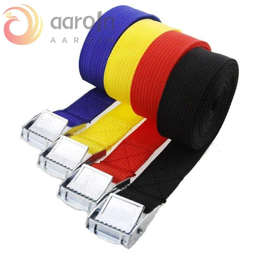 AARO貨物綑紮帶自行車金屬鋅合金卡扣緊縮帶繩索張緊器壓扣拖繩棘輪皮帶