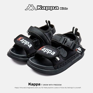 【X-KID】Kappa卡帕兒童休閒鞋夏款男童軟底露趾涼鞋女童輕便沙灘鞋