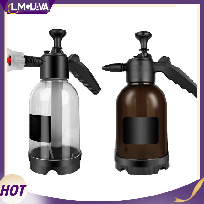 Lmg 2L 手動泵泡沫噴霧器扇形 60° 花園噴霧角度手壓泡沫泵衝擊波肥皂噴霧器