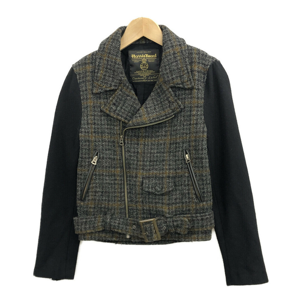 HARRIS TWEED Si皮衣外套 夾克外套女用 日本直送 二手