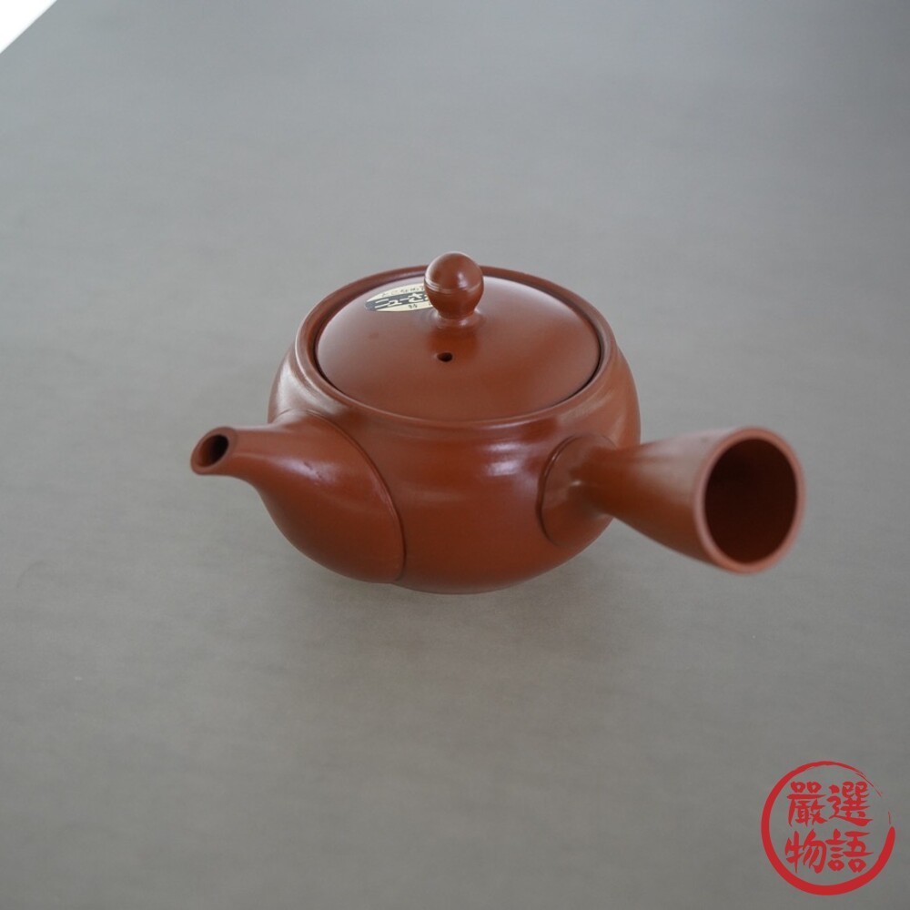 日本製 常滑燒 茶壺 一心作富仙 朱泥 日式茶 壺泡茶壺 茶陶 横手急須 紫砂壺 陶瓷網 泡茶  (SF-018338)